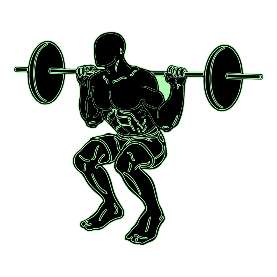 Weight lifting png sticker illustration