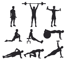 good health and fitness by exercising & eating healthy meals