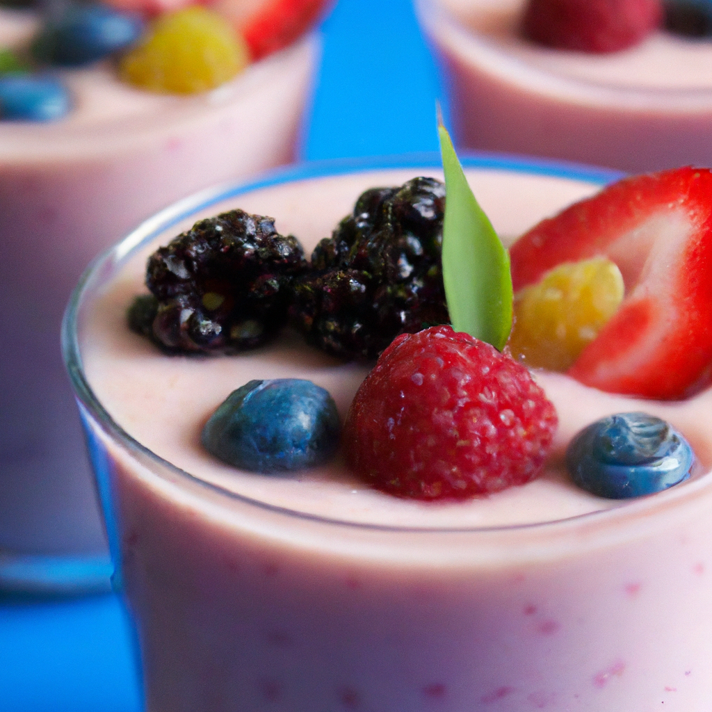 how to make a healthy fruit mousse quick and easy
