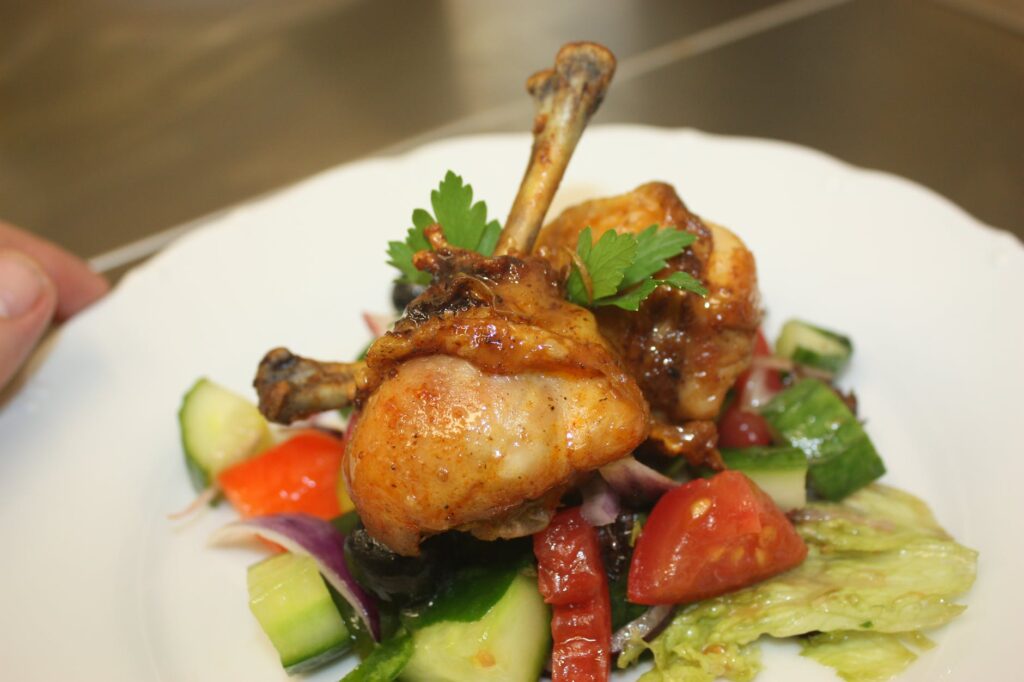 Grilled chicken and vegetables a healthy easy to make meal