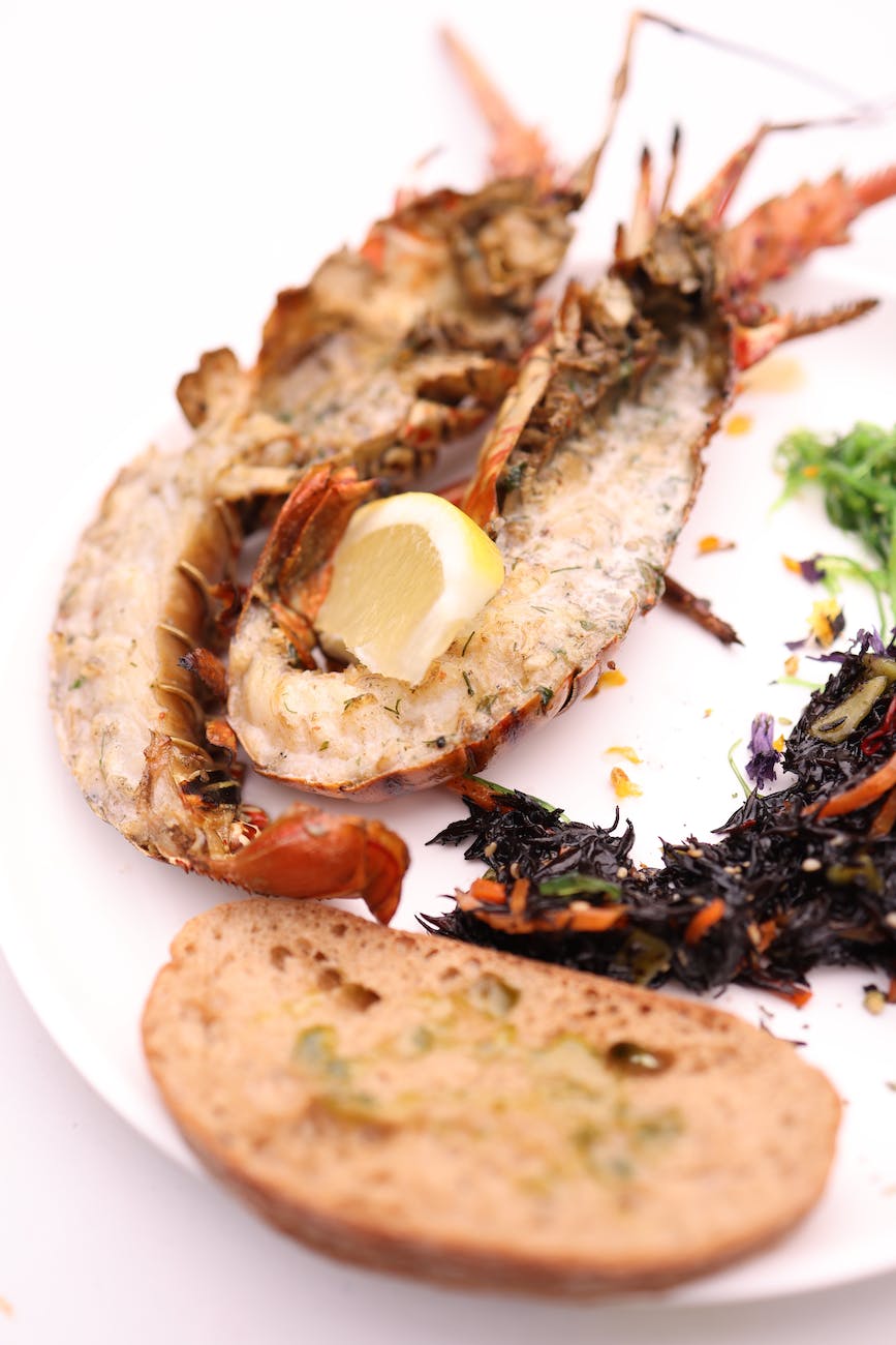 the best way to grill lobster steak with roasted veggies