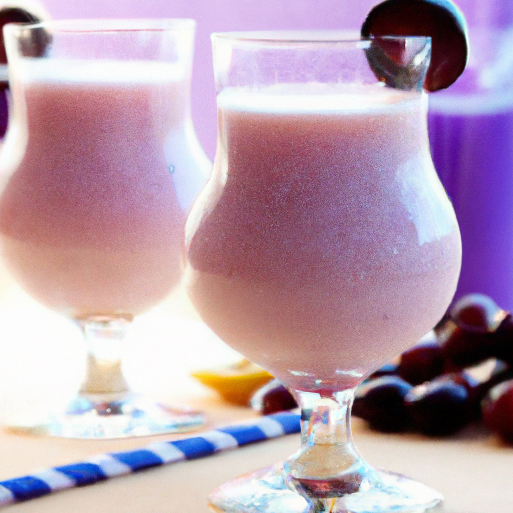 The best grape milkshake recipe 